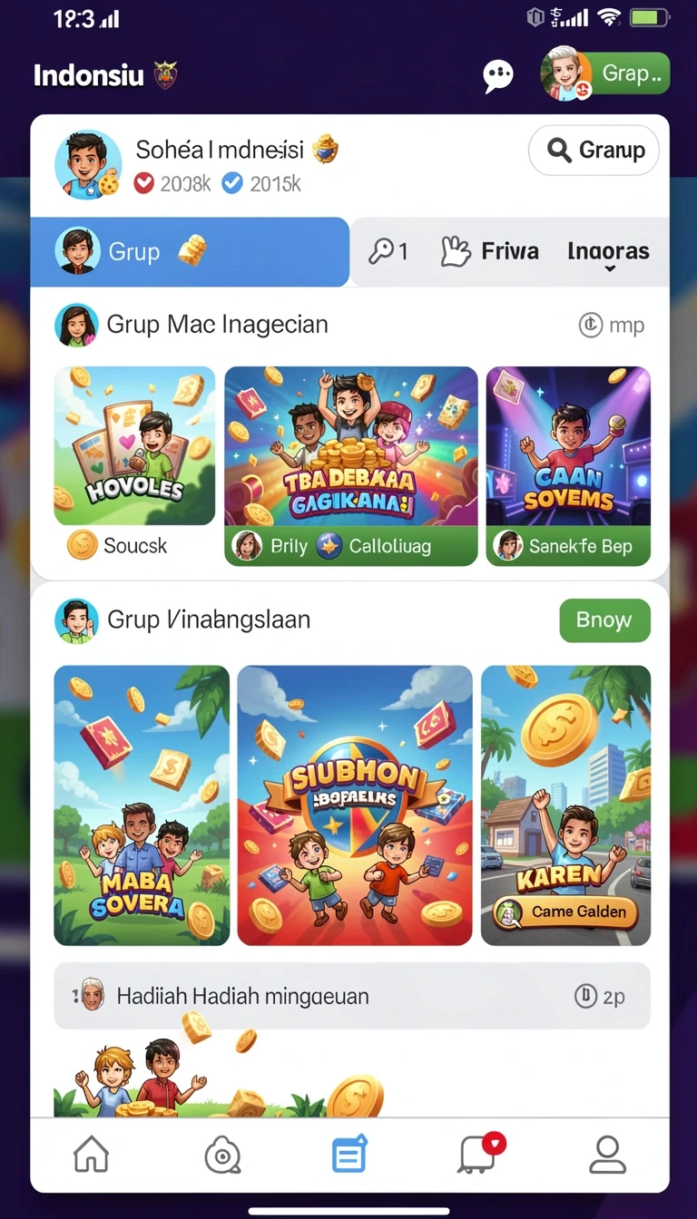 Tampilan utama aplikasi fijislot App APK Terbaru yang intuitif dan efisien.